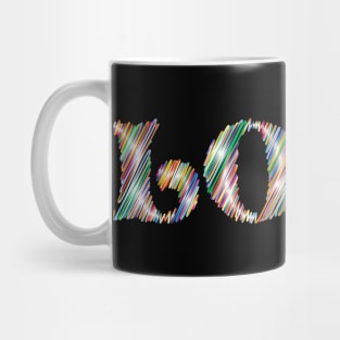 Colorful LOVE T-Shirt Design Mug